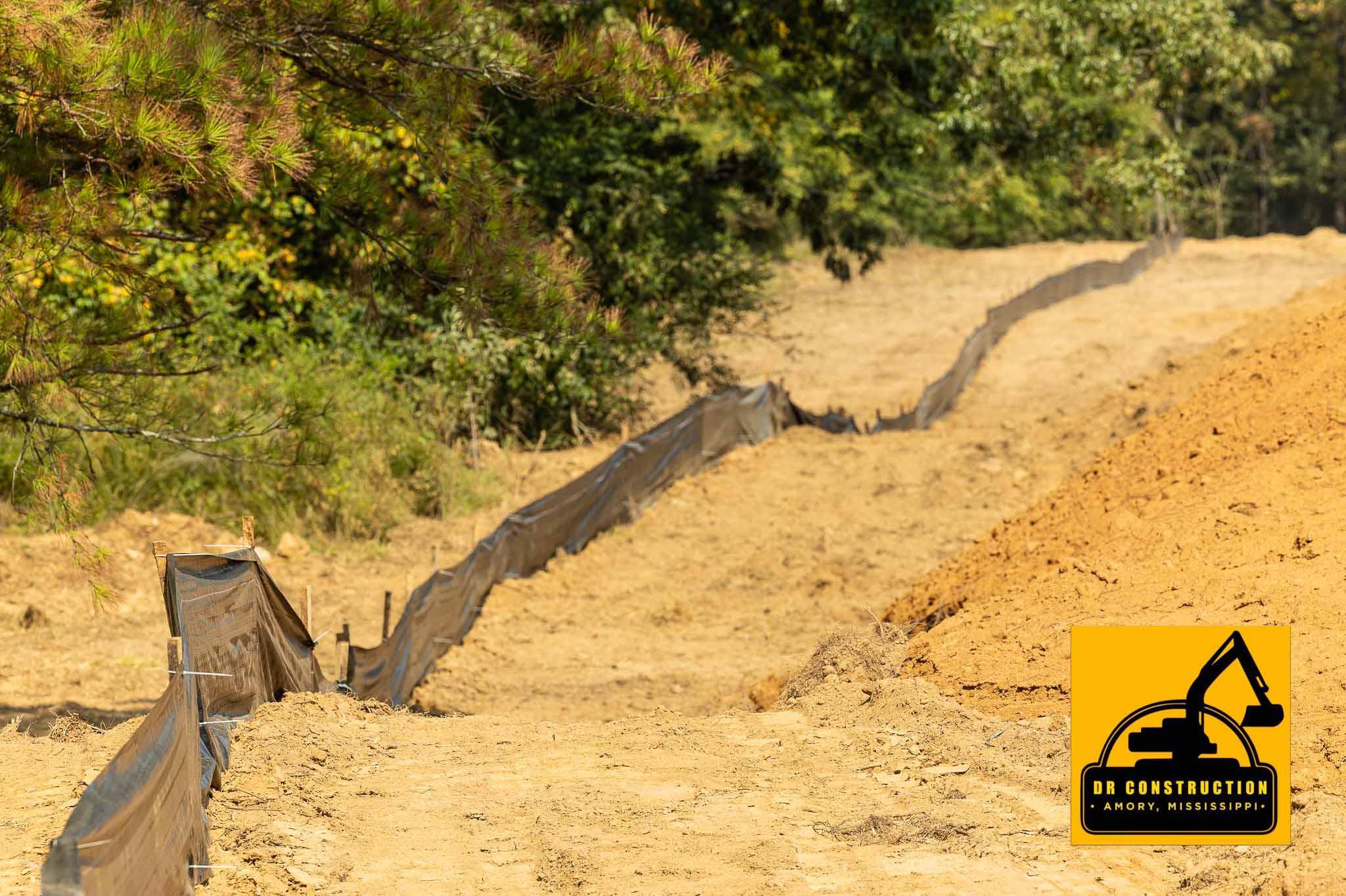 DR Construction equipment at work